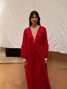 A Perfect Nomad Wild Heart Dress in Red OS NWT